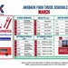 USAG Ansbach Food Truck schedule - March 2026