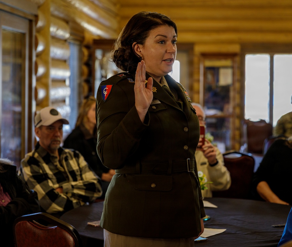 Swearing in as a Warrant Officer