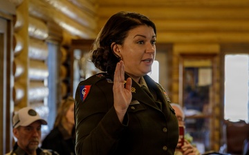 Swearing in as a Warrant Officer