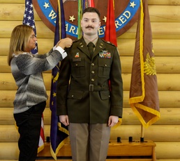 Being Pinned with the Warrant Officer Rank