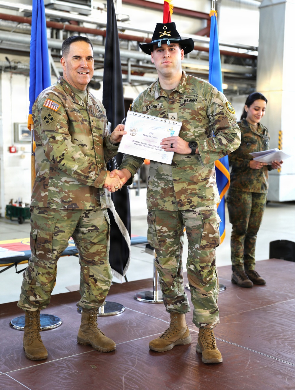 U.S. Army Soldiers earn German Armed Forces Proficiency Badge
