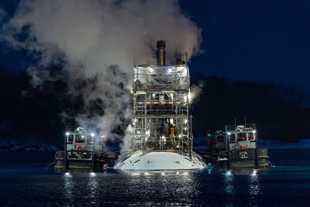 PNSY Undocks USS North Dakota (SSN 784)