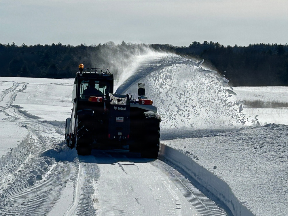 Snow removal continues on South Post