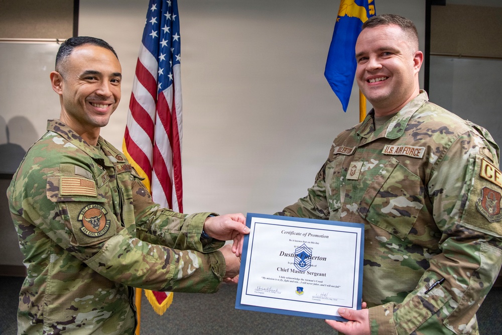 Fullerton Promoted to Chief Master Sergeant