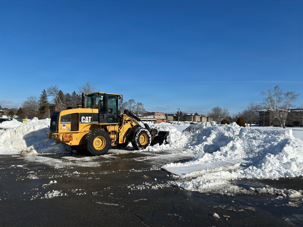 Snow removal continues