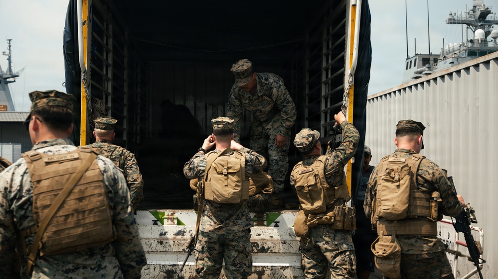 Task Force Ashland Marines, Sailors Debark USS Ashland for Exercise Cobra Gold 2026