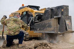 Ramstein AB, RAF Lakenheath, RAF Mildenhall, civil engineers exercise airfield repairment