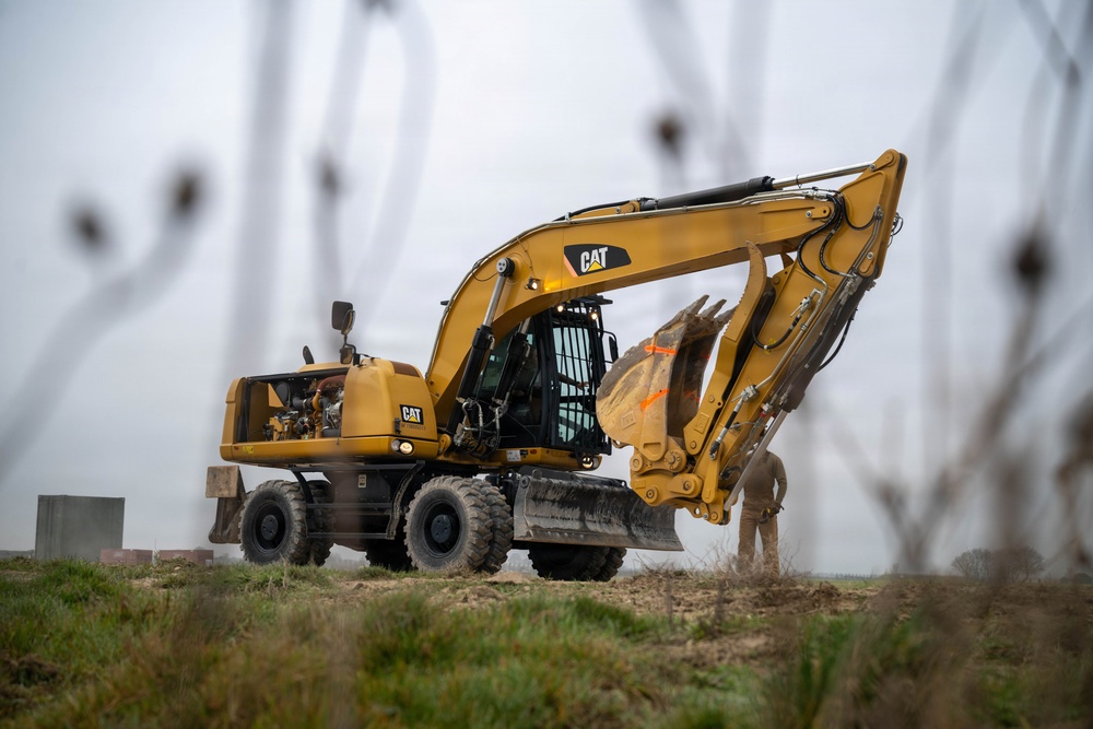 Ramstein AB, RAF Lakenheath, RAF Mildenhall, civil engineers exercise airfield repairment