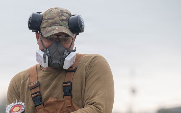 Ramstein AB, RAF Lakenheath, RAF Mildenhall, civil engineers exercise airfield repairment