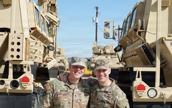 U. S. Army Sgt. 1st Class Newcomb’s reenlistment ceremony
