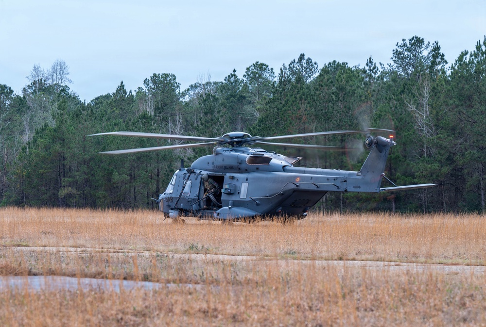 Sentry South 26-2 Spanish air force NH90 touch and go at Camp Shelby