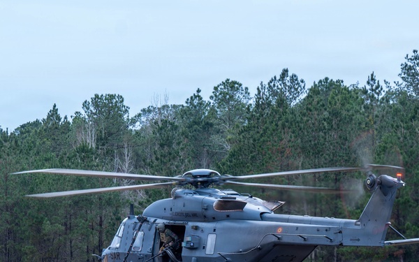 Sentry South 26-2 Spanish air force NH90 touch and go at Camp Shelby