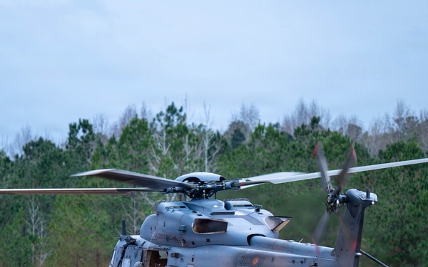 Sentry South 26-2 Spanish air force NH90 touch and go at Camp Shelby