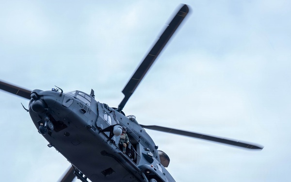 Sentry South 26-2 Spanish air force NH90 touch and go at Camp Shelby