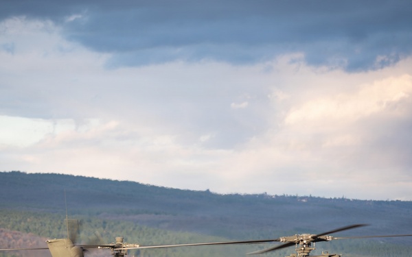 3rd Infantry Division AH-64 Apache Crews Conduct Aerial Gunnery in Bulgaria