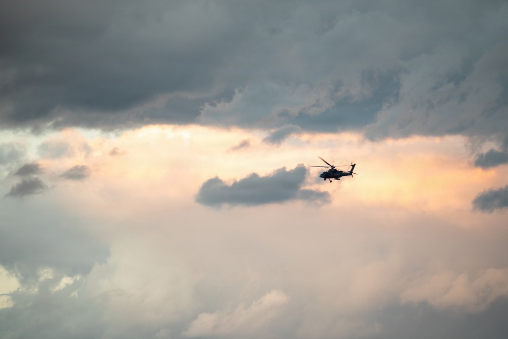 3rd Infantry Division AH-64 Apache Crews Conduct Aerial Gunnery in Bulgaria