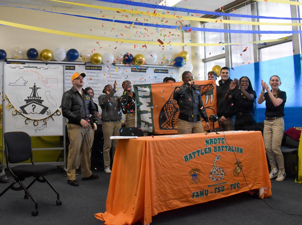 Naval Reserve Officers' Training Corps Ship Selection Spring 2026