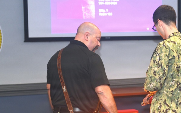 Fire Extinguisher Safety Training at Naval Hospital Jacksonville