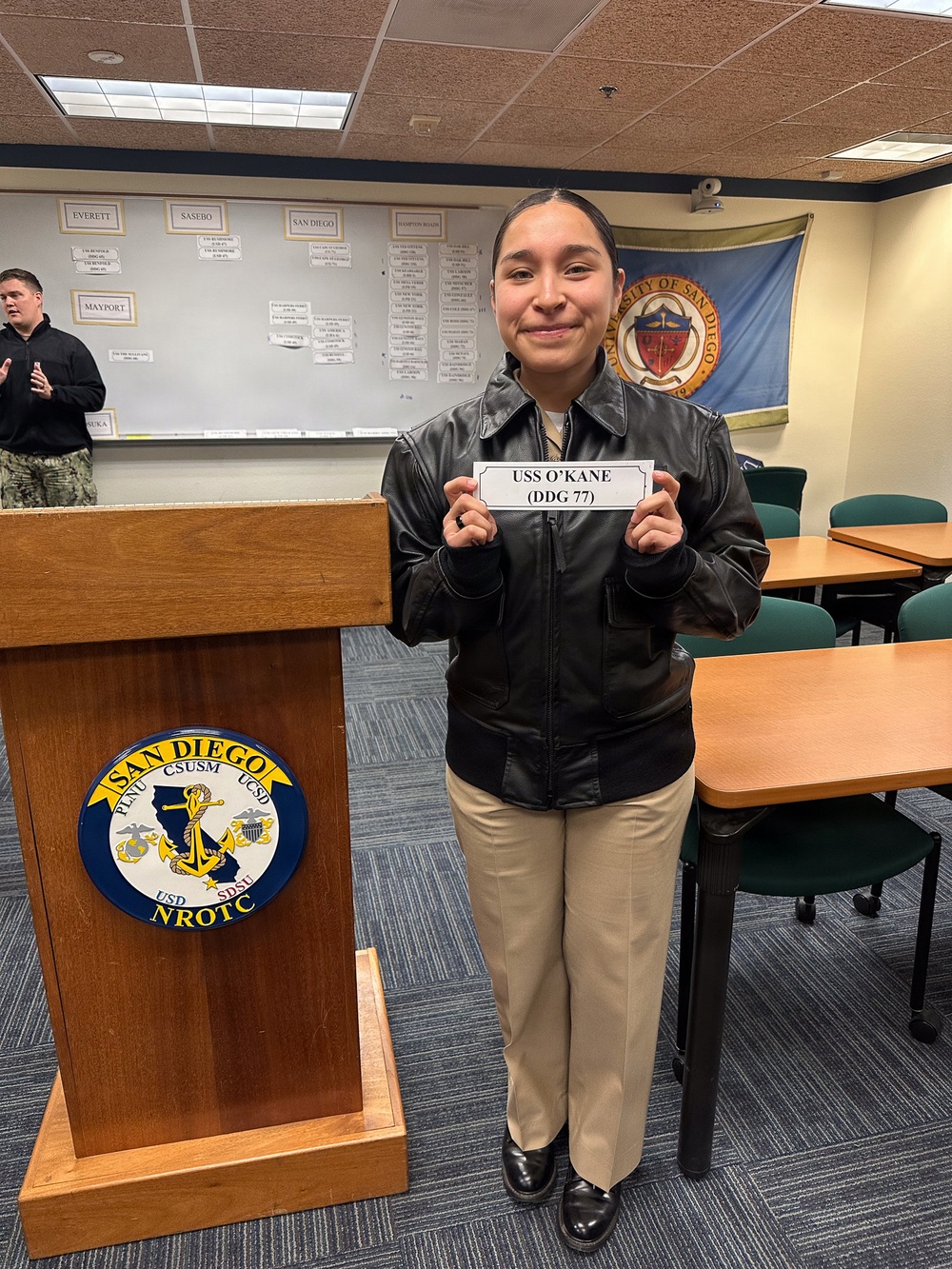 Naval Reserve Officers' Training Corps Ship Selection Spring 2026