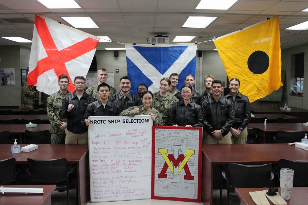 Naval Reserve Officers' Training Corps Ship Selection Spring 2026