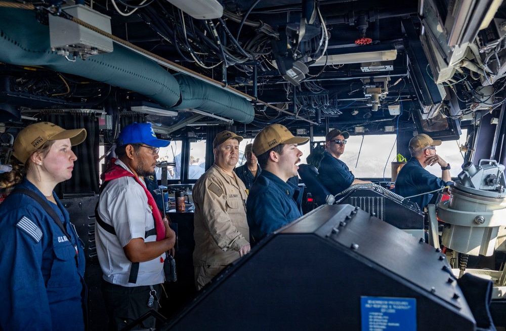 USS Dewey Conducts a Sea and Anchor in Subic Bay