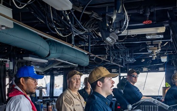 USS Dewey Conducts a Sea and Anchor in Subic Bay