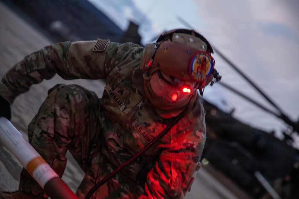 3rd Infantry Division AH-64 Apache Crews Conduct Aerial Gunnery in Bulgaria
