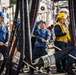 USS Iwo Jima Conducts a Fueling At Sea