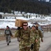 10th Special Forces Group (Airborne) Soldiers participate in a ruck during Cold Weather Training.