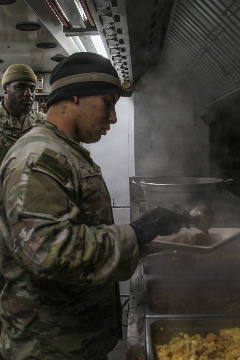 10th Special Forces Group (Airborne) Culinary Specialists Prepare for the Philip A. Connelly Competition.