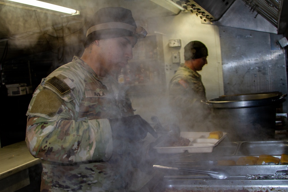 10th Special Forces Group (Airborne) Culinary Specialists Prepare for the Philip A. Connelly Competition.