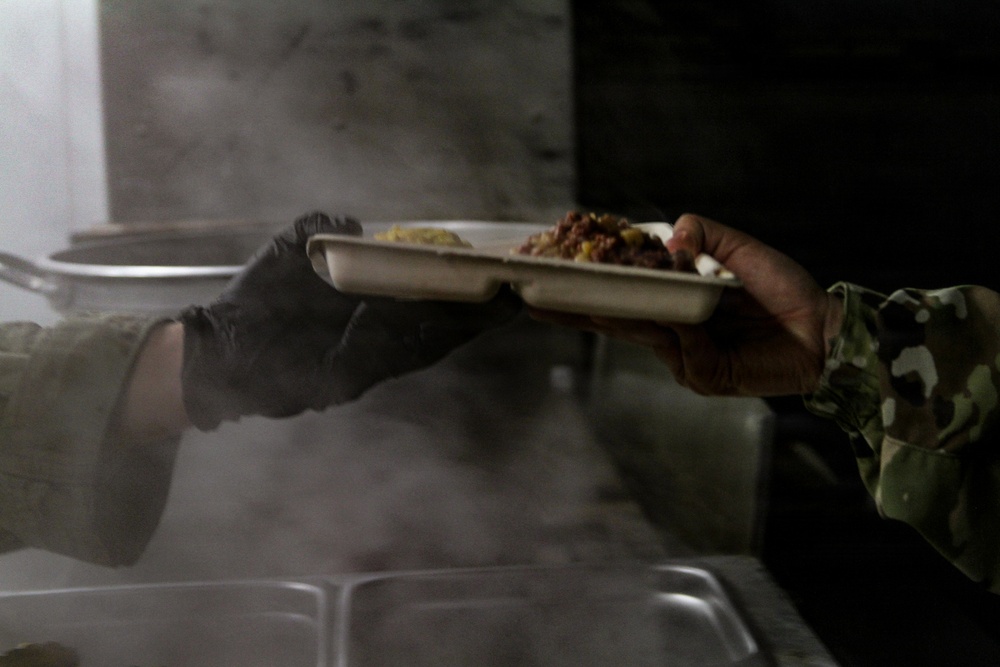 10th Special Forces Group (Airborne) Culinary Specialists Prepare for the Philip A. Connelly Competition.