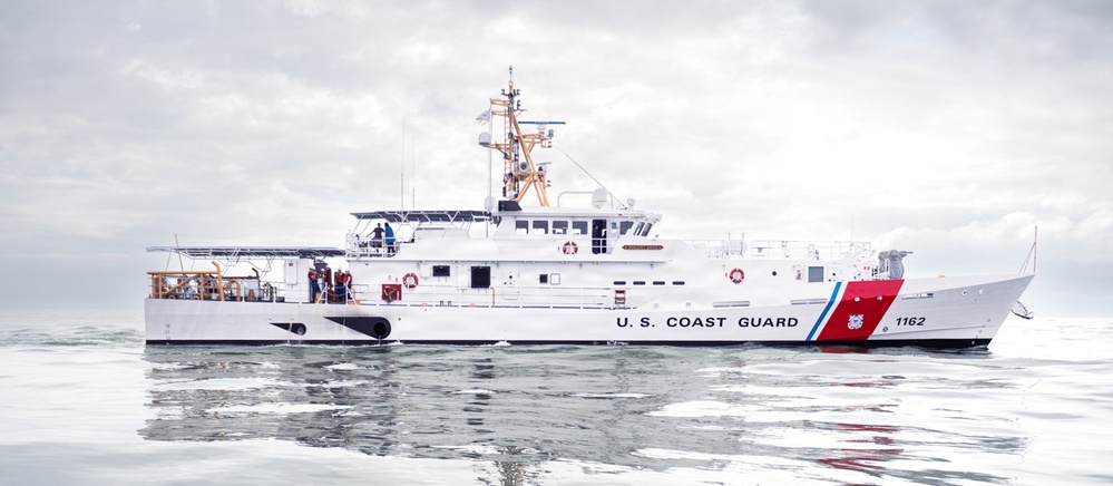 U.S. Coast Guard conducts training before delivery of 62nd Fast Response Cutter