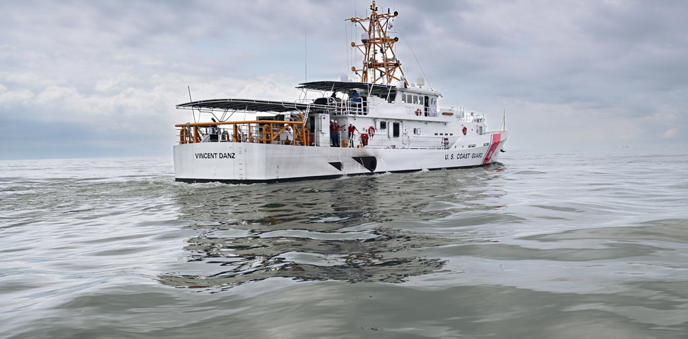 U.S. Coast Guard conducts training before delivery of 62nd Fast Response Cutter
