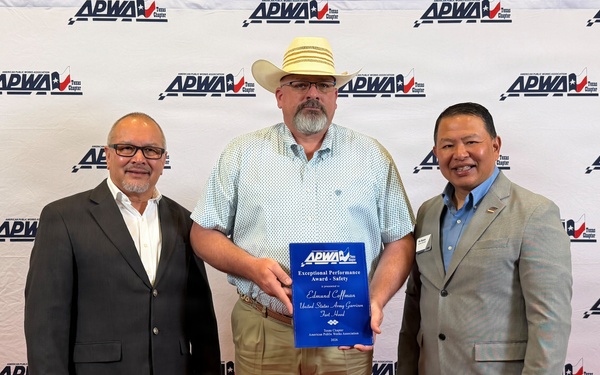 Fort Hood DPW recognized for excellence in safety, public works