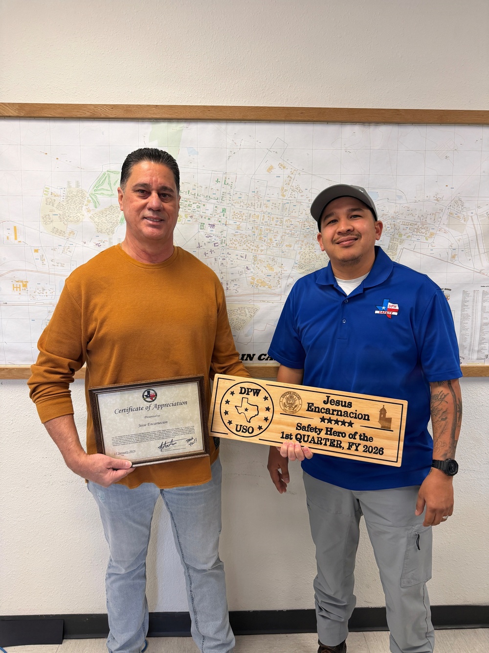 Fort Hood DPW recognized for excellence in safety, public works