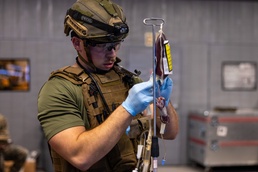2nd Marine Logistics Group Joint Trauma System Valkyrie Prehospital Transfusion Course | Instructor Demonstration