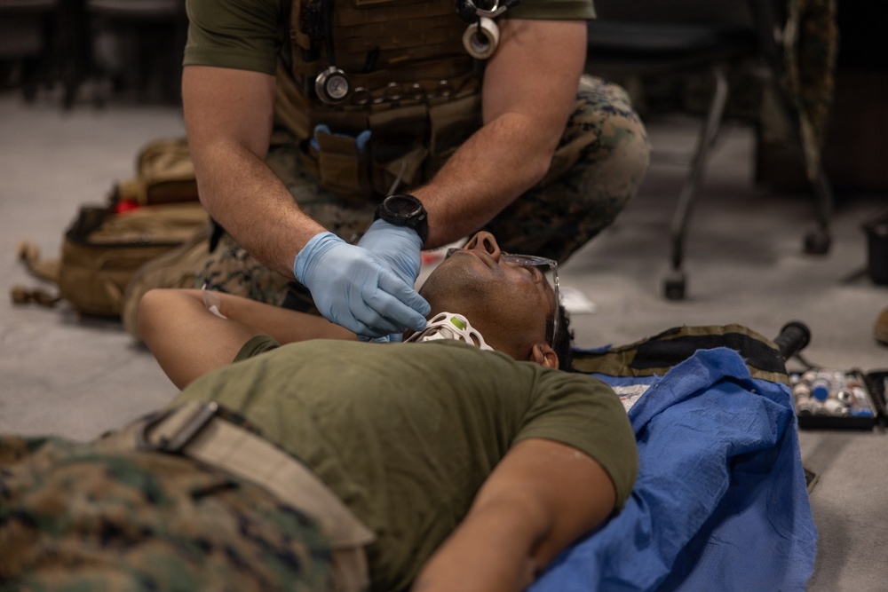 2nd Marine Logistics Group Joint Trauma System Valkyrie Prehospital Transfusion Course | Instructor Demonstration