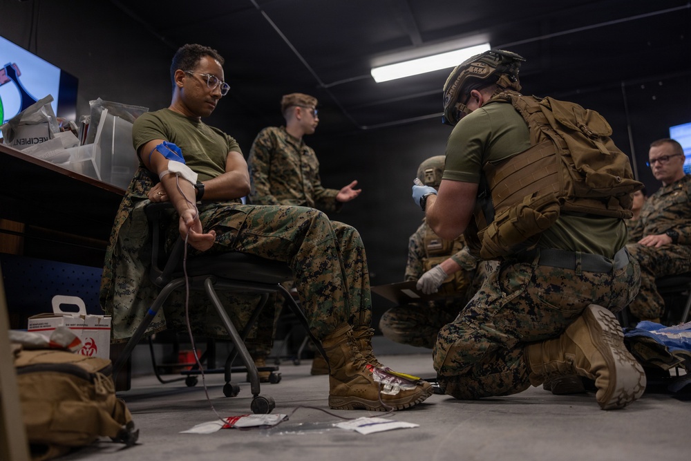 2nd Marine Logistics Group Joint Trauma System Valkyrie Prehospital Transfusion Course | Instructor Demonstration