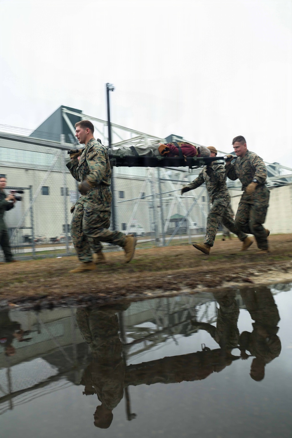 24th MEU CERTEX: U.S Marines and Sailors conduct a Mass Casualty mission