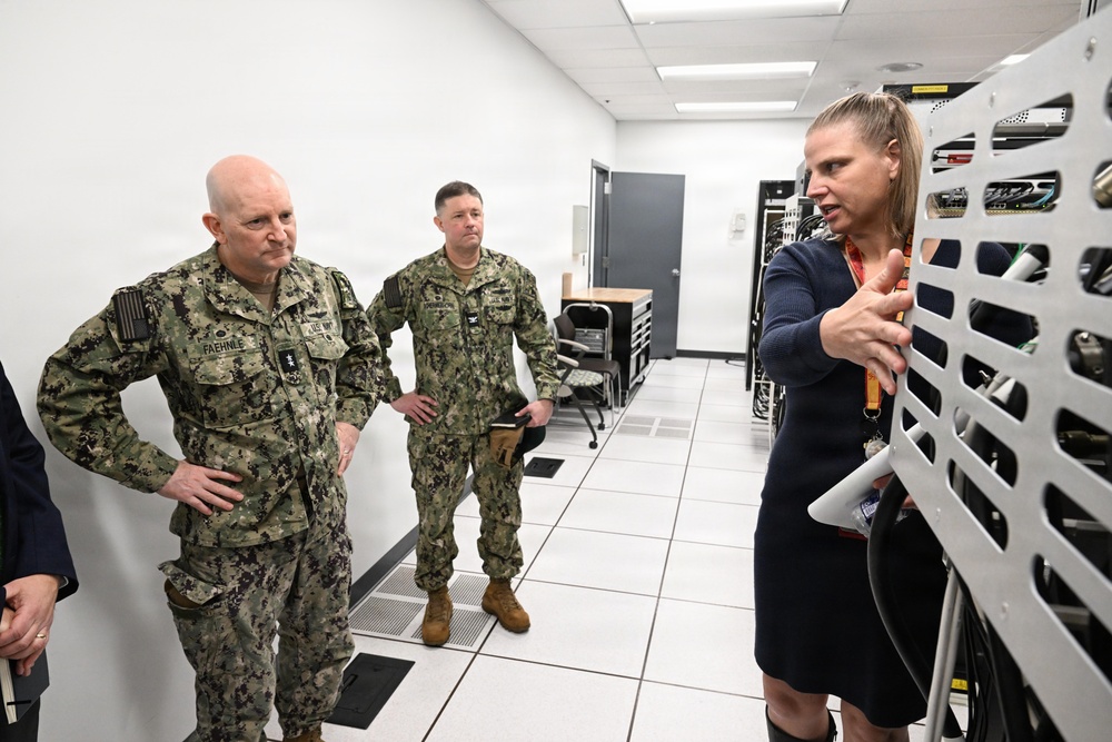 Rear Adm. David Faehnle, commandant, Naval District Washington, visit to SCSTC and SCSTC ATRC