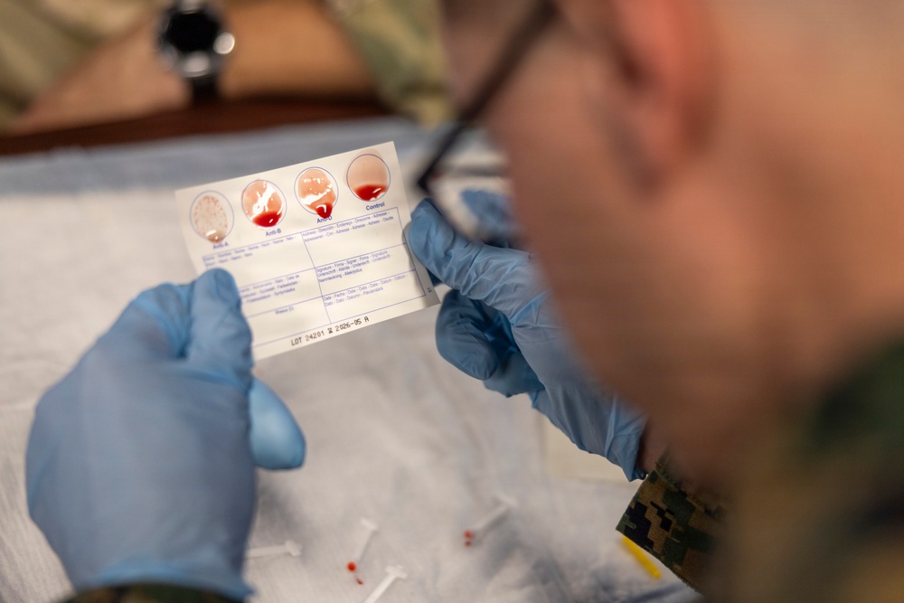 2nd Medical Battalion Hosts Joint Trauma System Trainers for Valkyrie Prehospital Transfusion Course | Eldon Blood Typing Kits, Blood Draws