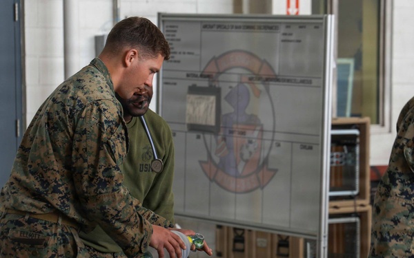 24th MEU CERTEX: U.S Marines and Sailors conduct a Mass Casualty mission