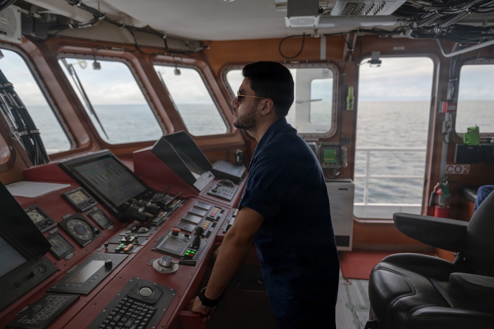 U.S. Coast Guard conducts training before delivery of 62nd Fast Response Cutter