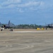 Two F-35A Lightning II aircraft taxi during Sentry South 26-2