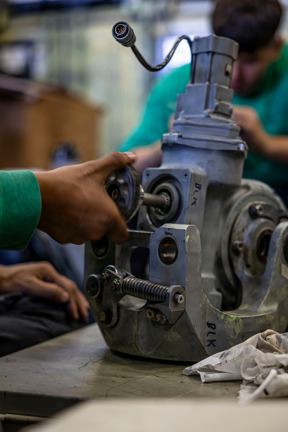 USS Iwo Jima Sailors Conduct MH-60S Seahawk Maintenance
