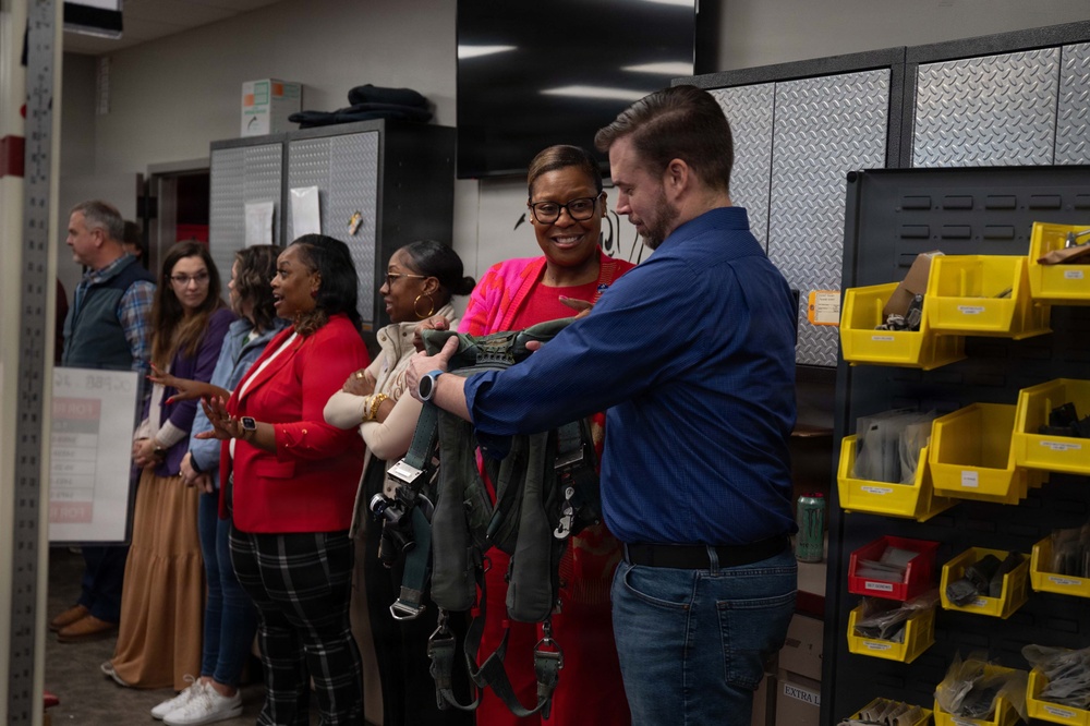 Building Ties with Local Leaders: Leadership Sumter Tours Shaw AFB
