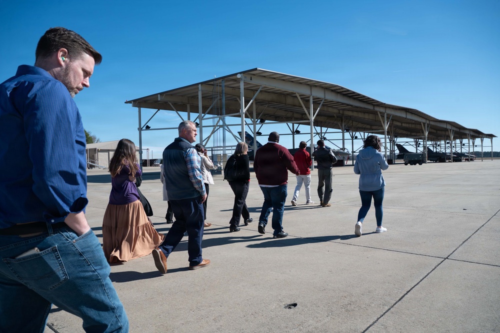 Building Ties with Local Leaders: Leadership Sumter Tours Shaw AFB
