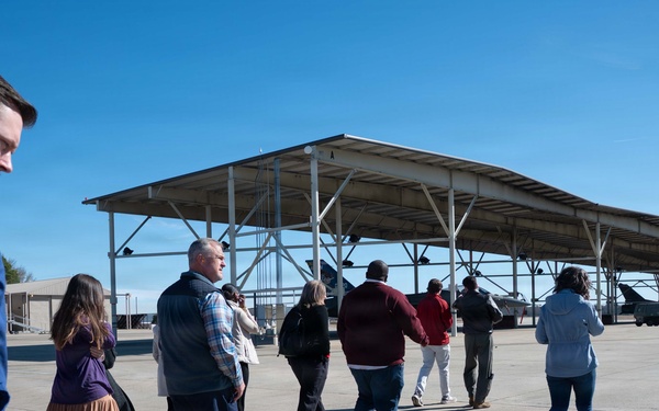Building Ties with Local Leaders: Leadership Sumter Members Tour Shaw AFB
