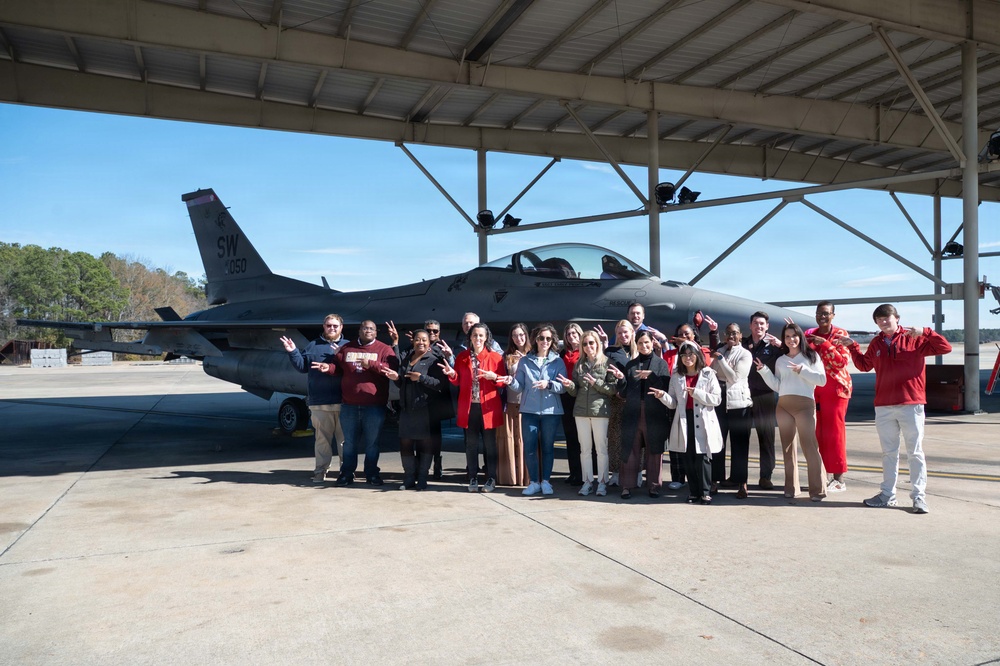Building Ties with Local Leaders: Leadership Sumter Tours Shaw AFB